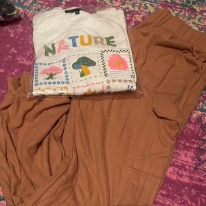 Girls shirt & jogger set